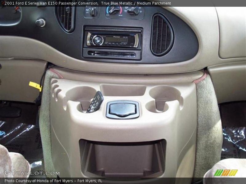 True Blue Metallic / Medium Parchment 2001 Ford E Series Van E150 Passenger Conversion