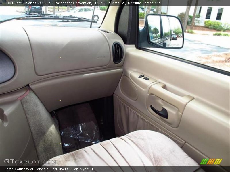 True Blue Metallic / Medium Parchment 2001 Ford E Series Van E150 Passenger Conversion