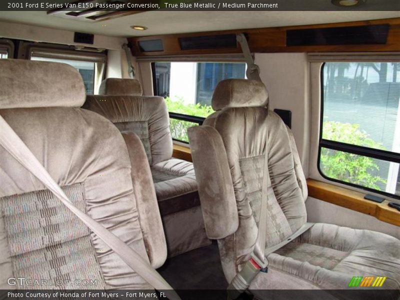 True Blue Metallic / Medium Parchment 2001 Ford E Series Van E150 Passenger Conversion