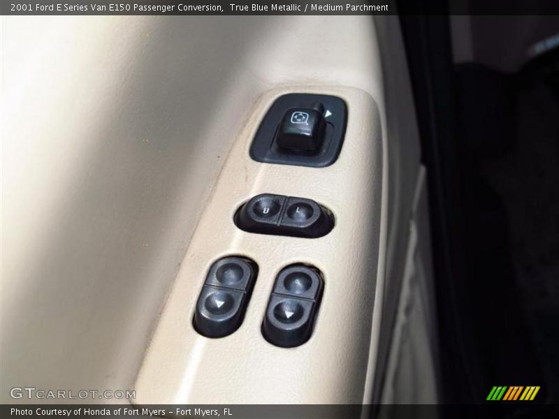 True Blue Metallic / Medium Parchment 2001 Ford E Series Van E150 Passenger Conversion