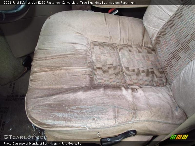True Blue Metallic / Medium Parchment 2001 Ford E Series Van E150 Passenger Conversion