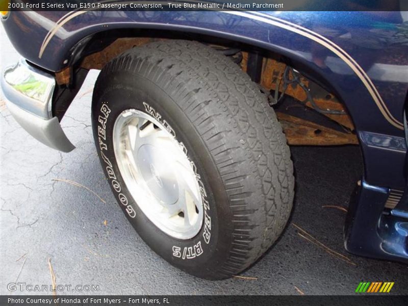 True Blue Metallic / Medium Parchment 2001 Ford E Series Van E150 Passenger Conversion