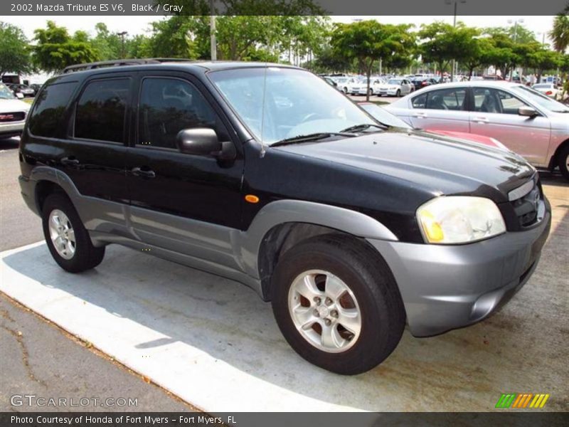 Black / Gray 2002 Mazda Tribute ES V6