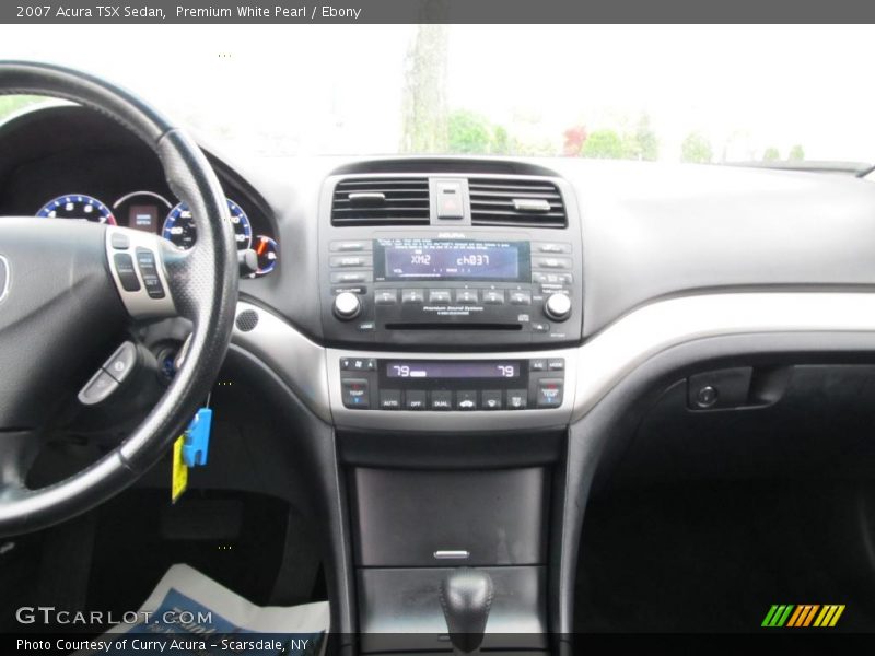 Premium White Pearl / Ebony 2007 Acura TSX Sedan