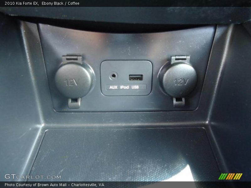 Ebony Black / Coffee 2010 Kia Forte EX