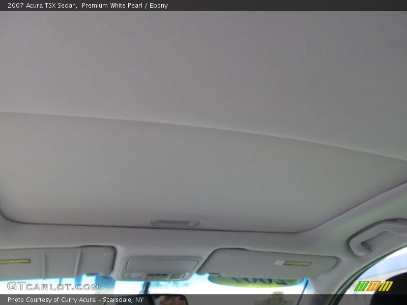 Premium White Pearl / Ebony 2007 Acura TSX Sedan