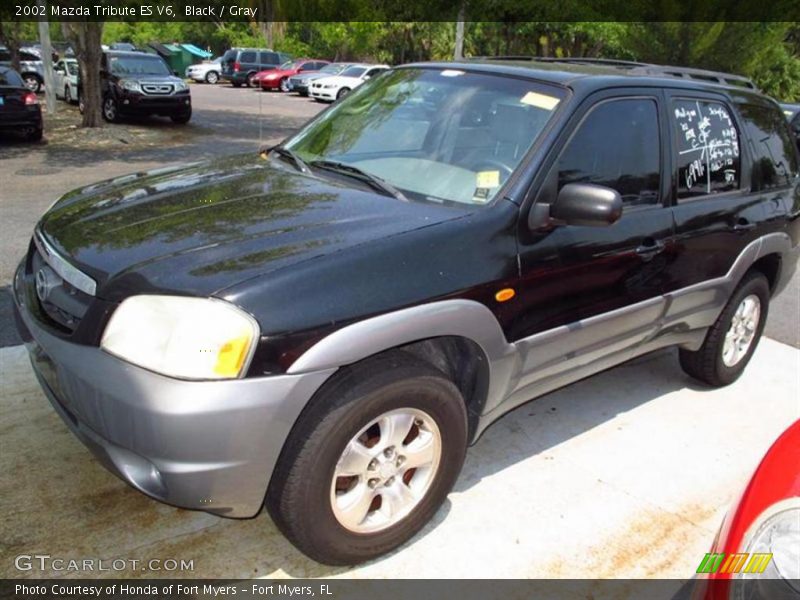 Black / Gray 2002 Mazda Tribute ES V6