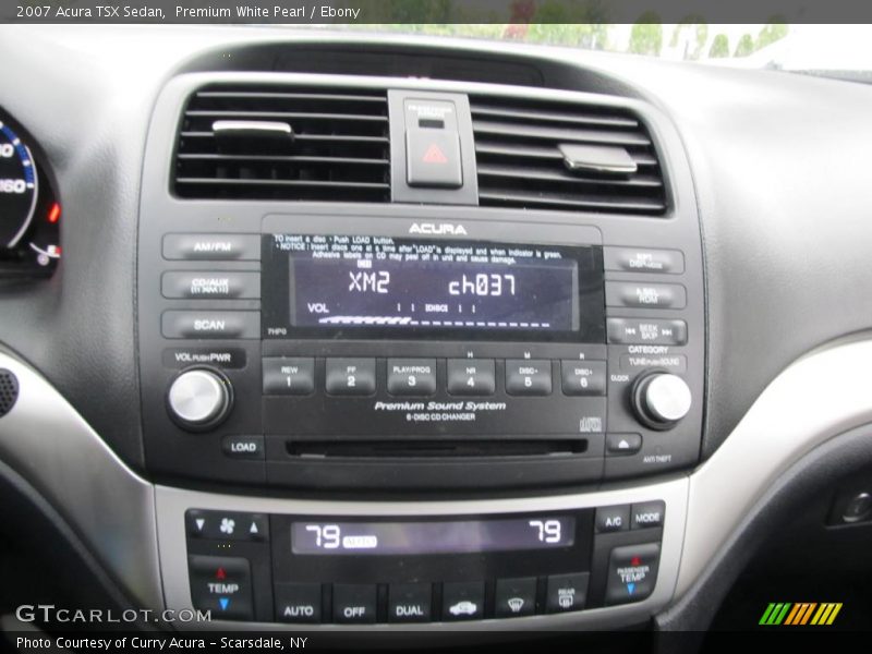 Premium White Pearl / Ebony 2007 Acura TSX Sedan