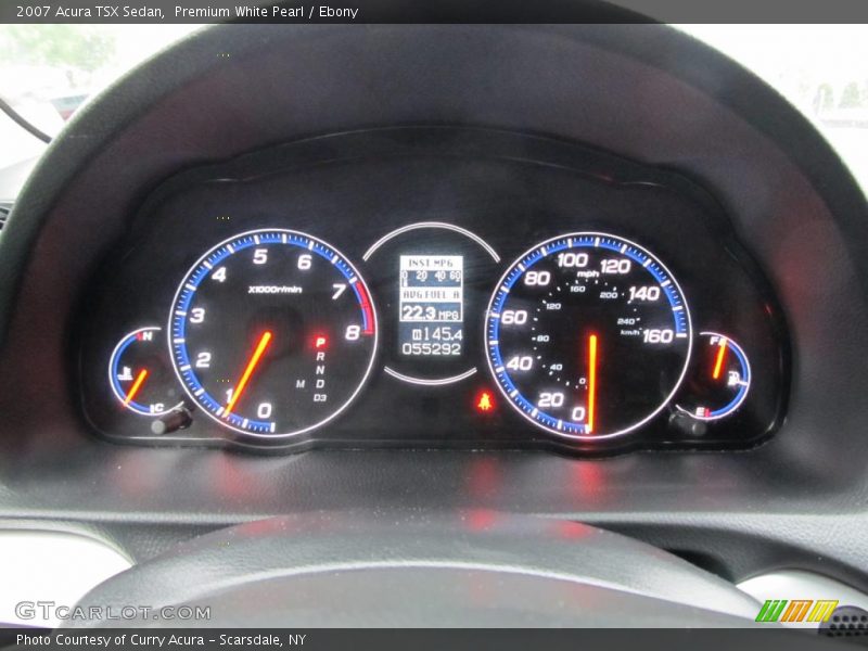Premium White Pearl / Ebony 2007 Acura TSX Sedan