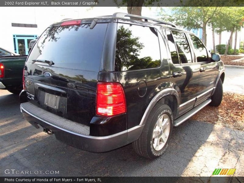 Black Clearcoat / Graphite 2002 Ford Explorer XLT