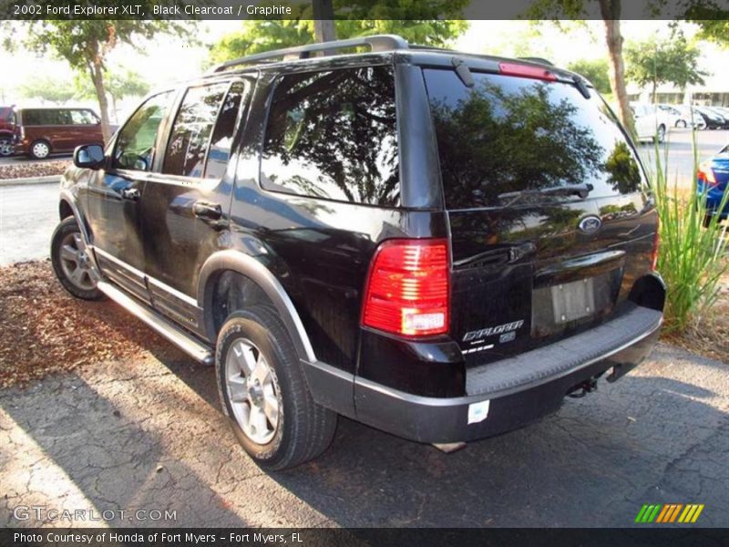 Black Clearcoat / Graphite 2002 Ford Explorer XLT