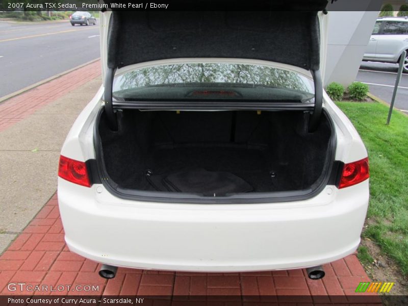 Premium White Pearl / Ebony 2007 Acura TSX Sedan