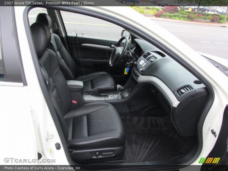 Premium White Pearl / Ebony 2007 Acura TSX Sedan