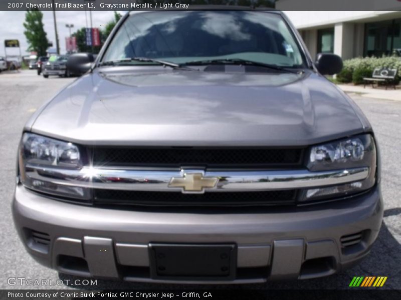 Graystone Metallic / Light Gray 2007 Chevrolet TrailBlazer LS