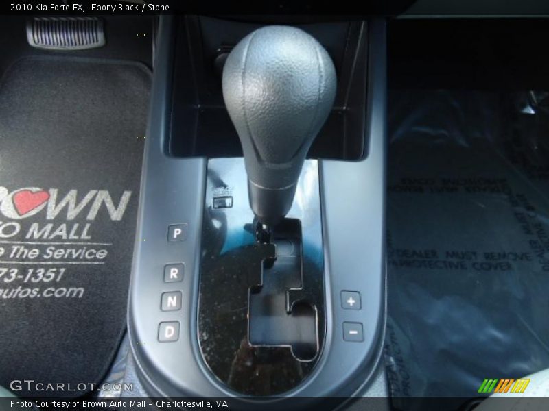 Ebony Black / Stone 2010 Kia Forte EX