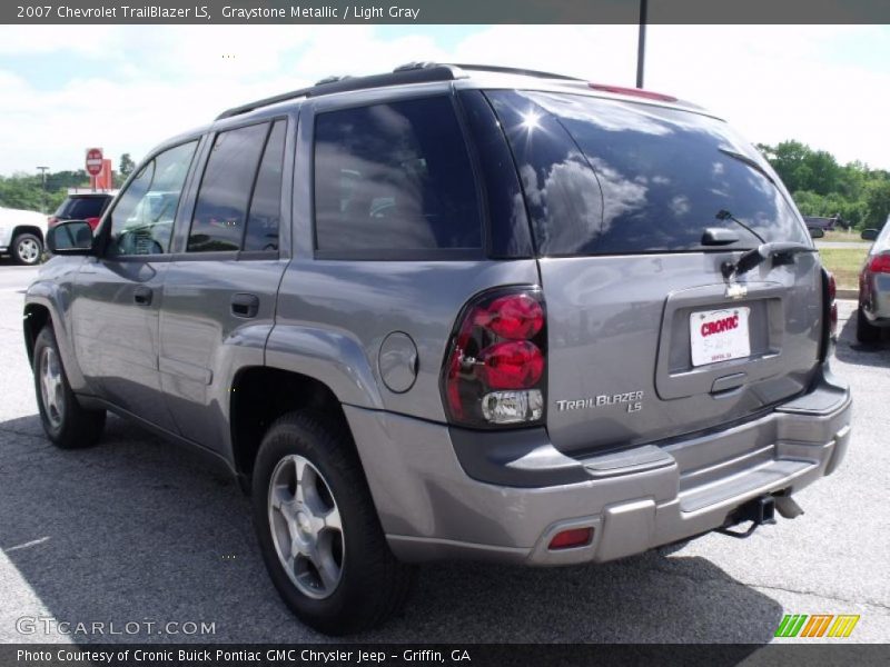 Graystone Metallic / Light Gray 2007 Chevrolet TrailBlazer LS