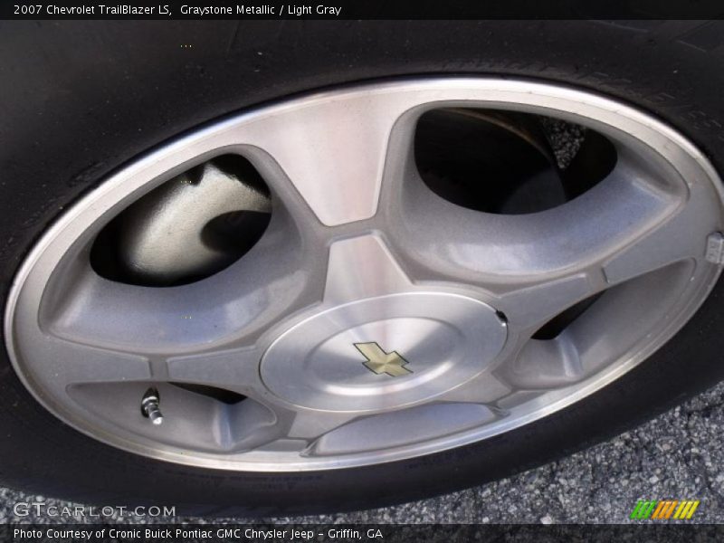 Graystone Metallic / Light Gray 2007 Chevrolet TrailBlazer LS