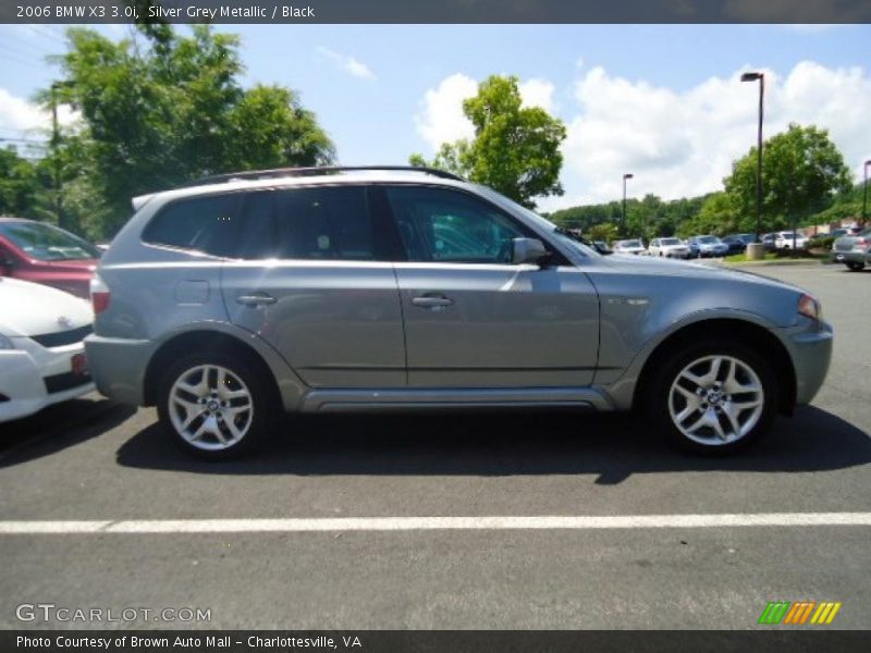Silver Grey Metallic / Black 2006 BMW X3 3.0i