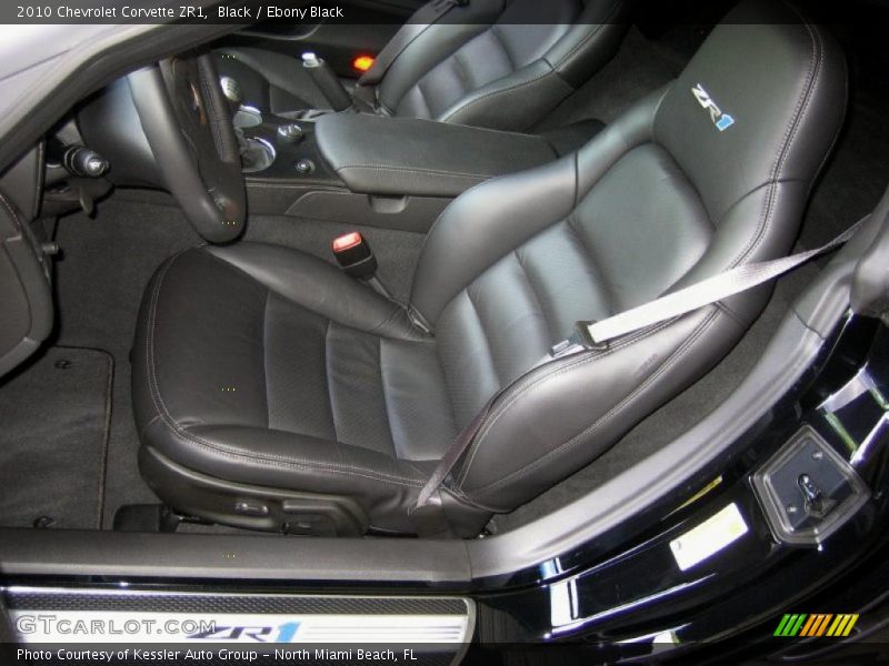  2010 Corvette ZR1 Ebony Black Interior