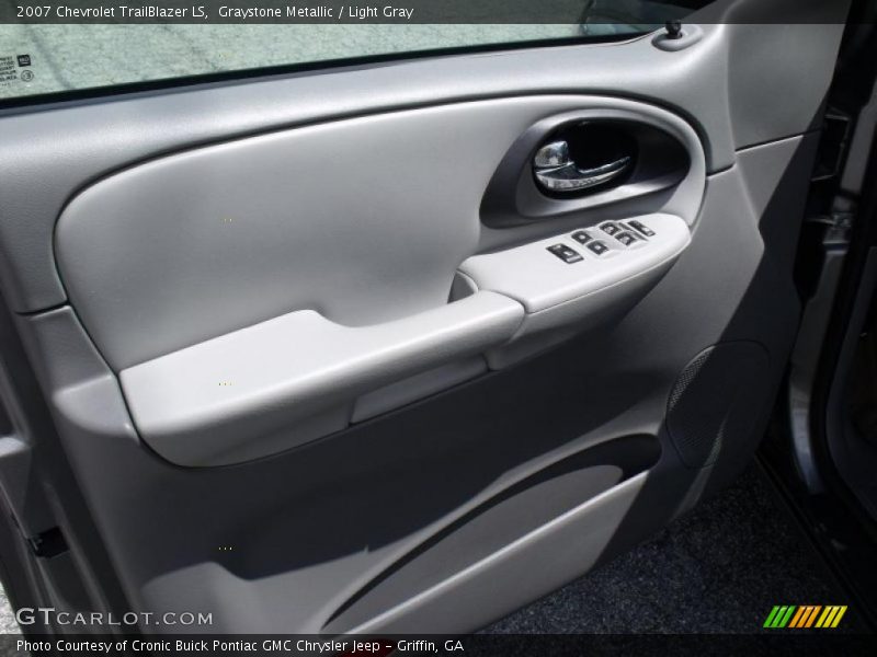 Graystone Metallic / Light Gray 2007 Chevrolet TrailBlazer LS