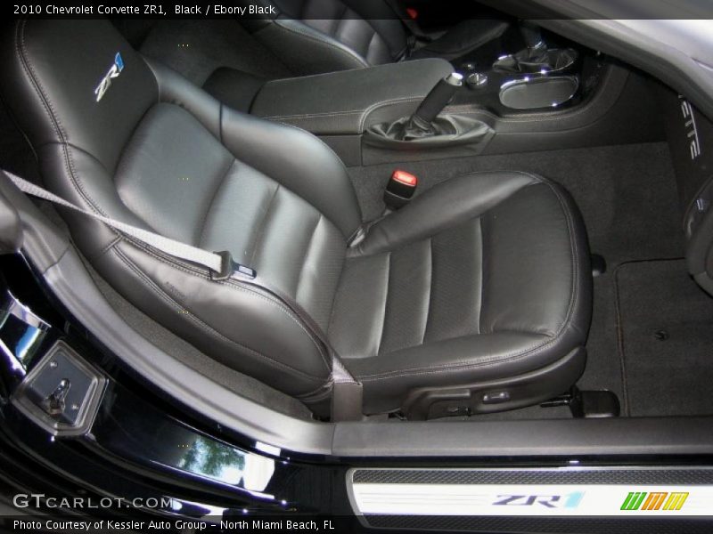 2010 Corvette ZR1 Ebony Black Interior