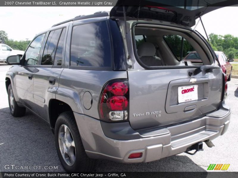 Graystone Metallic / Light Gray 2007 Chevrolet TrailBlazer LS