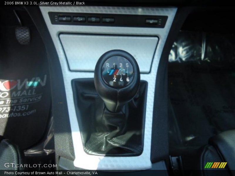 Silver Grey Metallic / Black 2006 BMW X3 3.0i