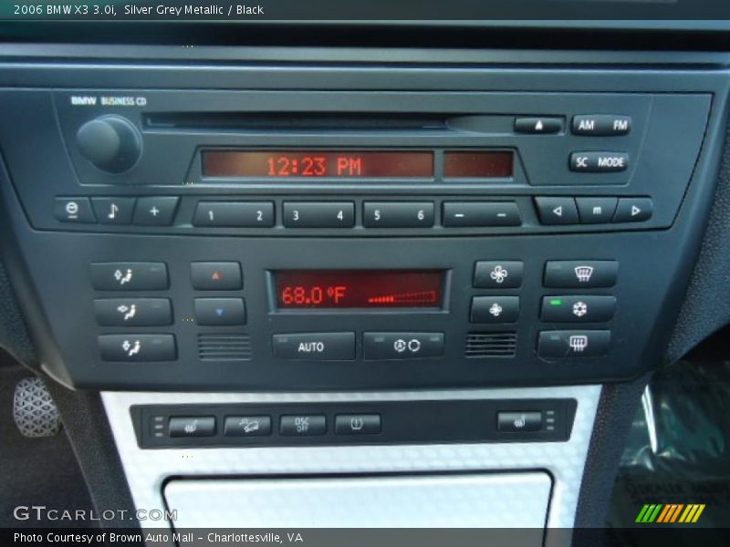 Silver Grey Metallic / Black 2006 BMW X3 3.0i