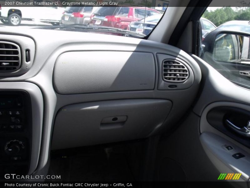 Graystone Metallic / Light Gray 2007 Chevrolet TrailBlazer LS