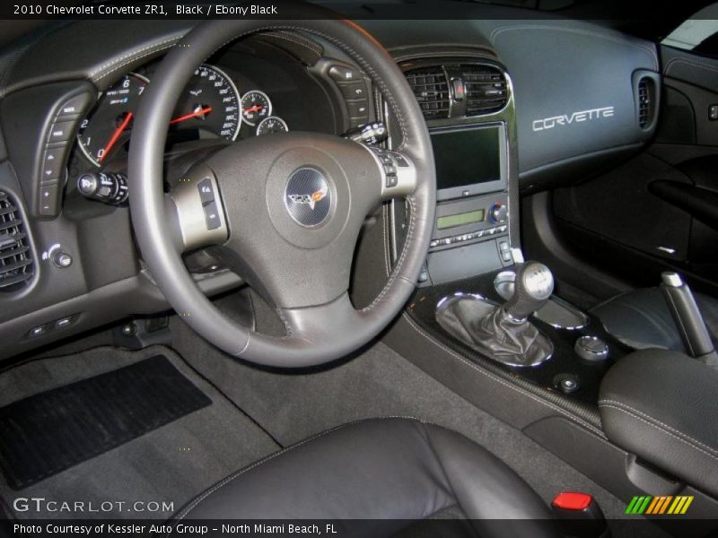 Ebony Black Interior - 2010 Corvette ZR1 