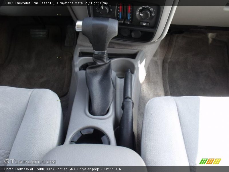 Graystone Metallic / Light Gray 2007 Chevrolet TrailBlazer LS
