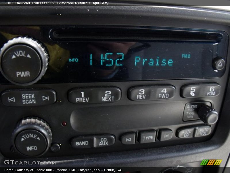 Graystone Metallic / Light Gray 2007 Chevrolet TrailBlazer LS