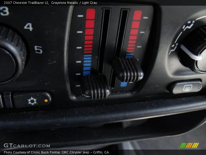 Graystone Metallic / Light Gray 2007 Chevrolet TrailBlazer LS