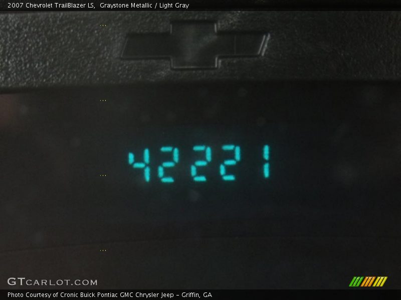 Graystone Metallic / Light Gray 2007 Chevrolet TrailBlazer LS