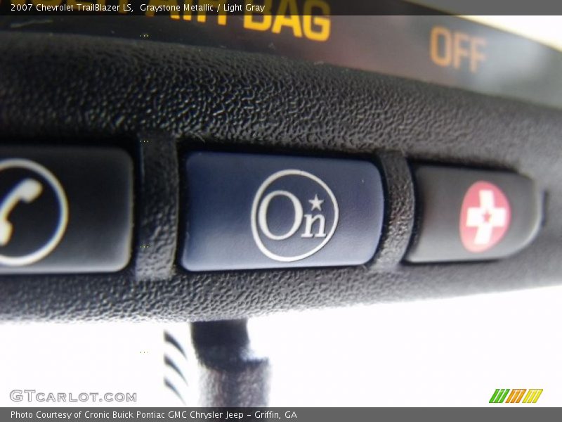 Graystone Metallic / Light Gray 2007 Chevrolet TrailBlazer LS