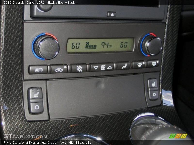 Controls of 2010 Corvette ZR1