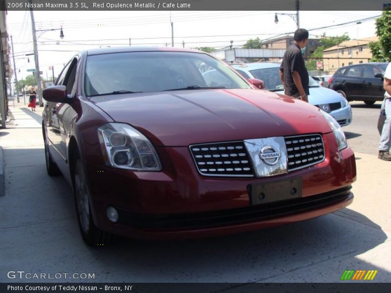 Red Opulence Metallic / Cafe Latte 2006 Nissan Maxima 3.5 SL
