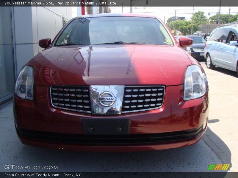 Red Opulence Metallic / Cafe Latte 2006 Nissan Maxima 3.5 SL