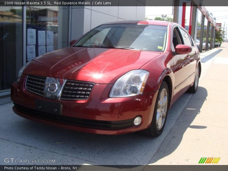 Red Opulence Metallic / Cafe Latte 2006 Nissan Maxima 3.5 SL
