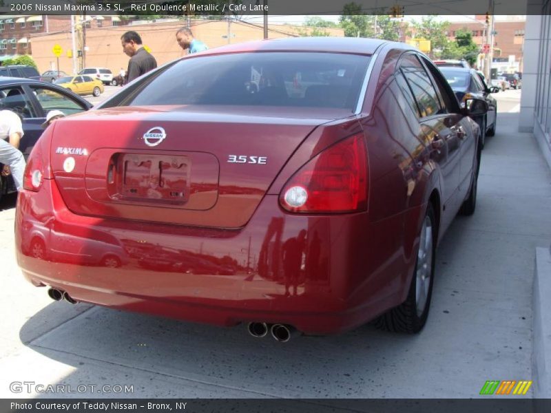 Red Opulence Metallic / Cafe Latte 2006 Nissan Maxima 3.5 SL