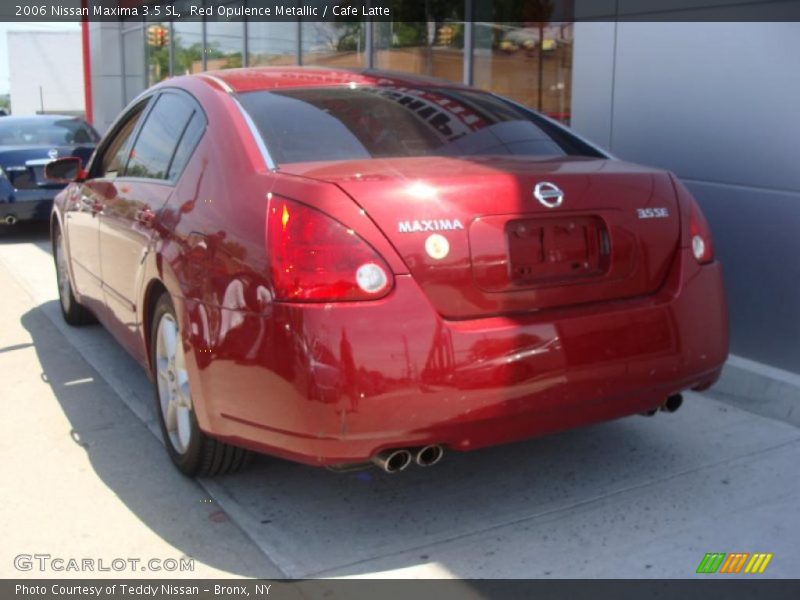 Red Opulence Metallic / Cafe Latte 2006 Nissan Maxima 3.5 SL