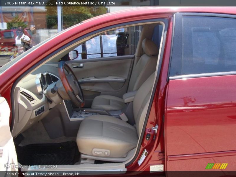 Red Opulence Metallic / Cafe Latte 2006 Nissan Maxima 3.5 SL