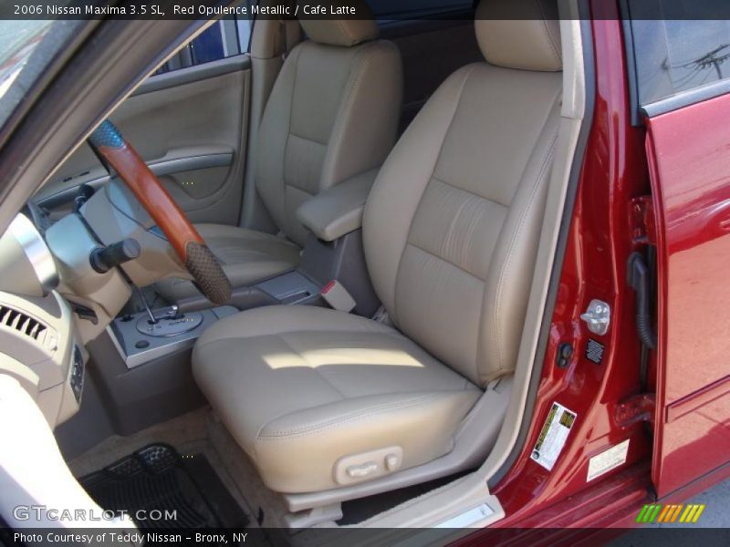 Red Opulence Metallic / Cafe Latte 2006 Nissan Maxima 3.5 SL