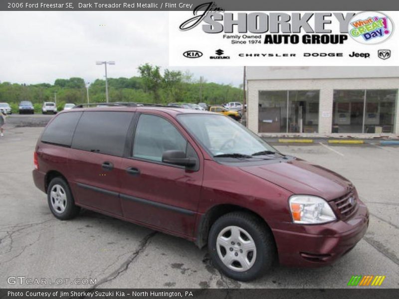 Dark Toreador Red Metallic / Flint Grey 2006 Ford Freestar SE