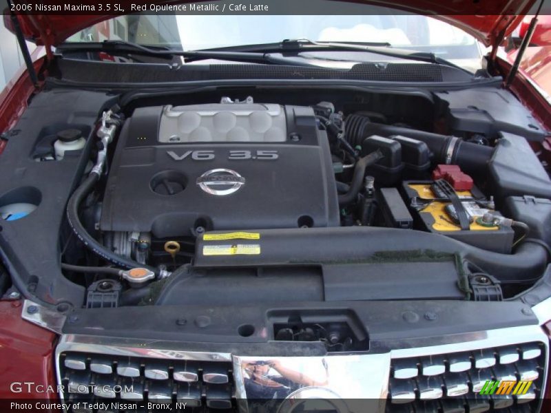 Red Opulence Metallic / Cafe Latte 2006 Nissan Maxima 3.5 SL