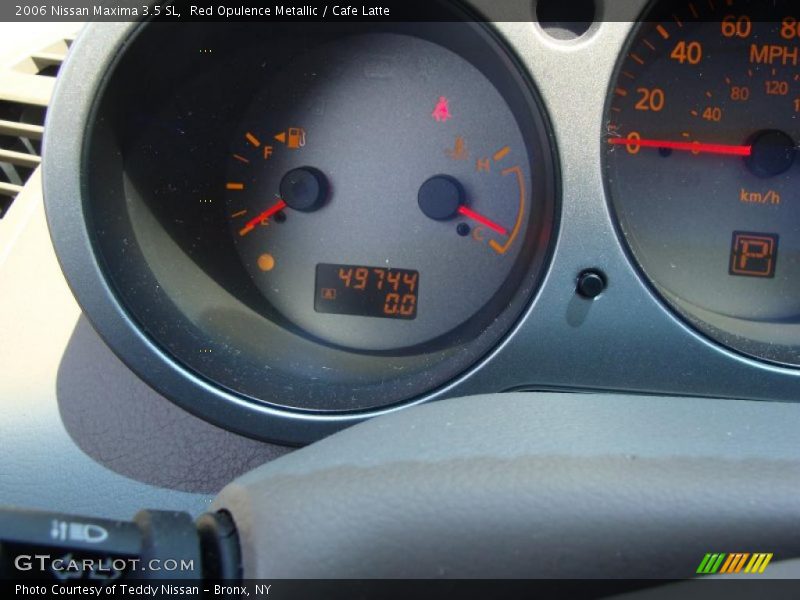 Red Opulence Metallic / Cafe Latte 2006 Nissan Maxima 3.5 SL