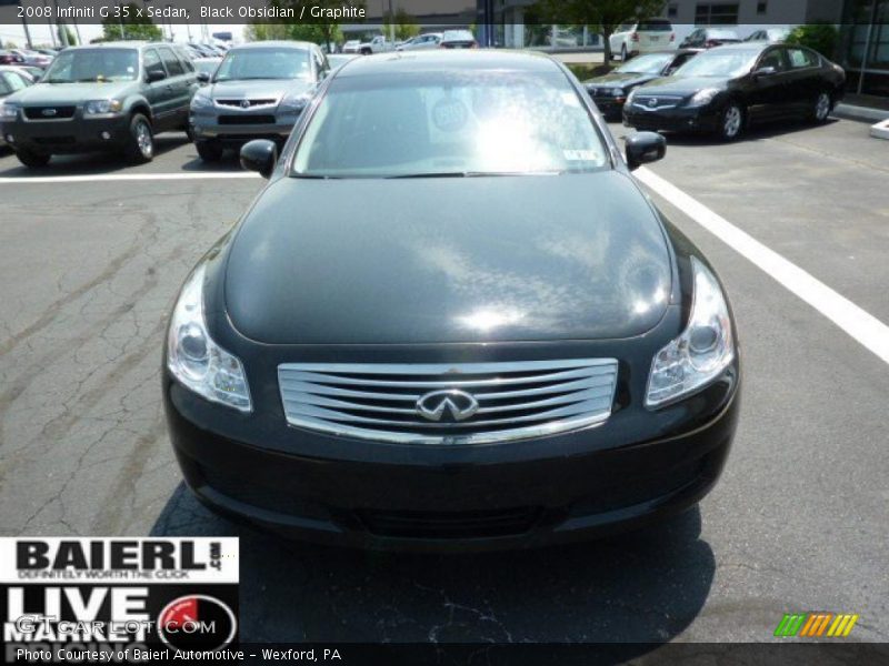 Black Obsidian / Graphite 2008 Infiniti G 35 x Sedan