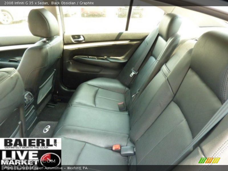 Black Obsidian / Graphite 2008 Infiniti G 35 x Sedan