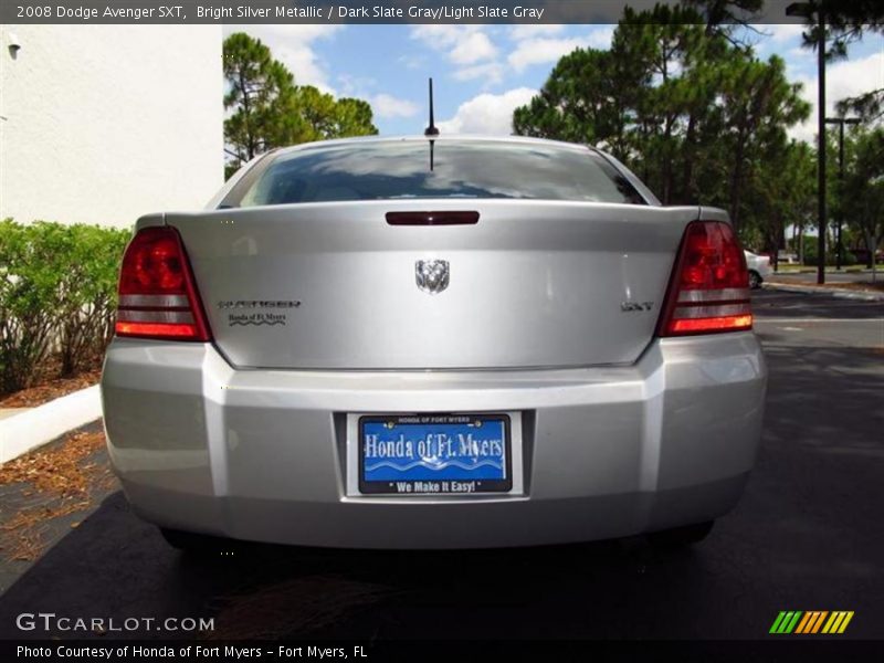 Bright Silver Metallic / Dark Slate Gray/Light Slate Gray 2008 Dodge Avenger SXT