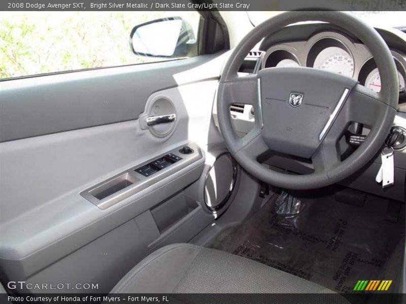 Bright Silver Metallic / Dark Slate Gray/Light Slate Gray 2008 Dodge Avenger SXT